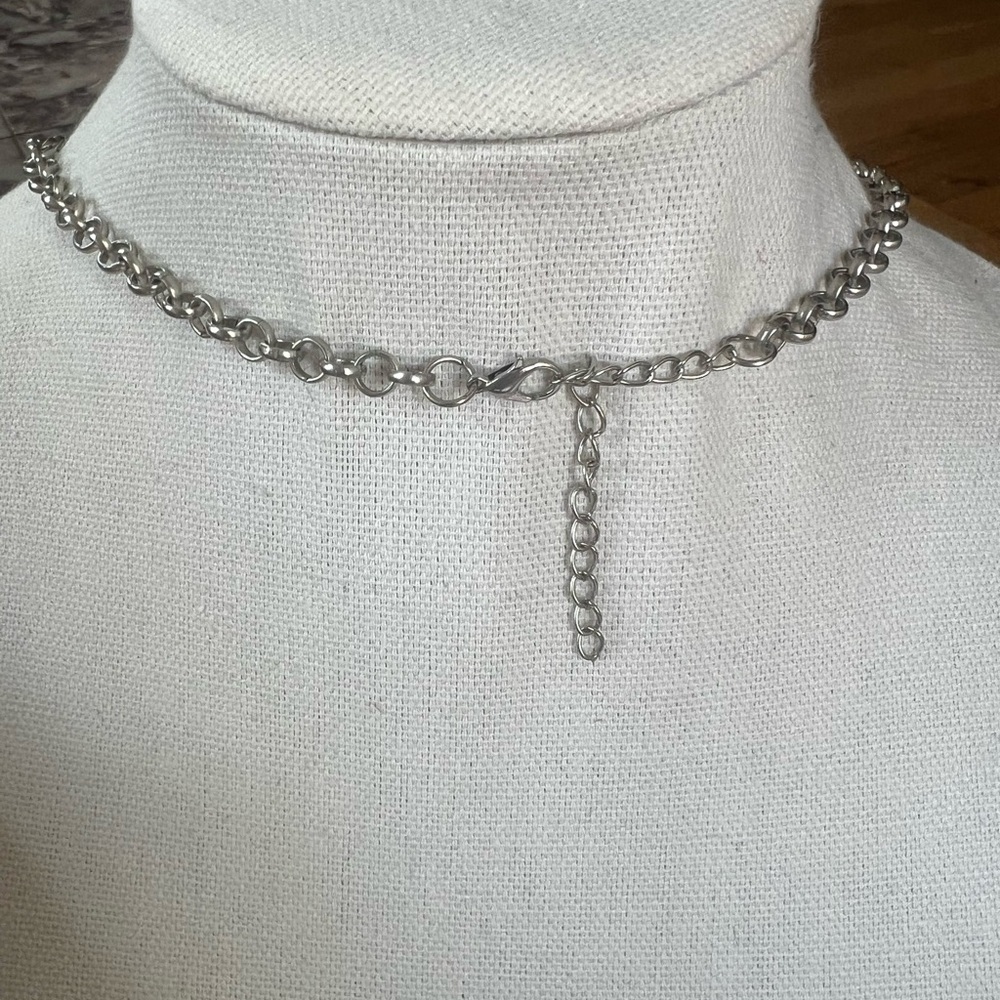 Turquoise Cluster Bead Statement Necklace - Picture 4 of 4